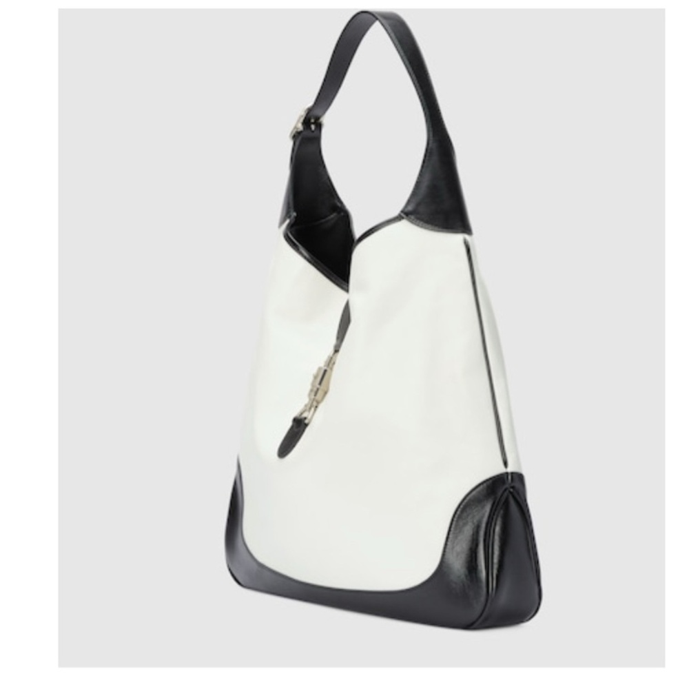 New NWT Gucci full set Jackie 1961 large hobo 
Elegant Black White Women's Bag